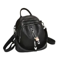 GENERICO - Mochila De cuero suave para mujer