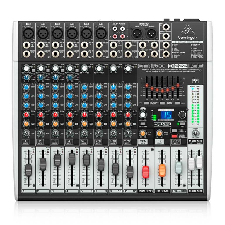 Mezcladora Analogico Xenyx X1222USB