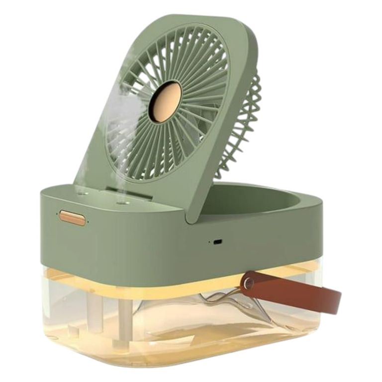 Humidificador con Ventilador Mini para Escritorio Silencioso y Cool