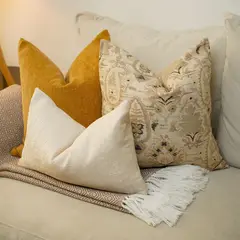 CLAUDIA RIVA HOME - Funda de Cojín Etnia + relleno de poliester