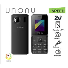 UNONU - CELULAR BASICO SPEED 2G PANTALLA 1.77"