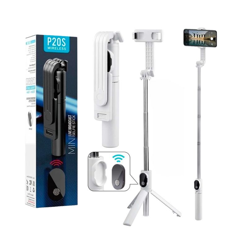 Selfie Stick Inalámbrico Con Bluetooth Trípode Con Control