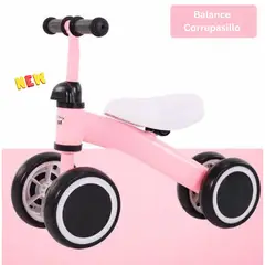 GENERICO - Bicicleta Balance Scooter Correpasillos Para Niños Rosado