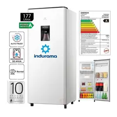 INDURAMA - Refrigeradora Ri-289dbl Autofrost 177l Blanco Blanco