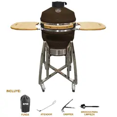 HIGRILL - Kamado 18 Pulgadas Parrilla Multifuncional