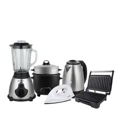 IMACO - Pentacombo Licuadora + Hervidor + Olla + Grill + Plancha