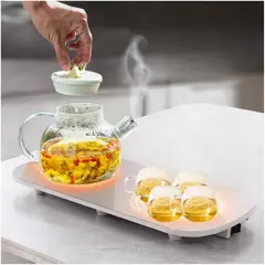 SMART - Bandeja Calentadora Eléctrica temperatura gradual Set 1 Jarra 4Vasos B