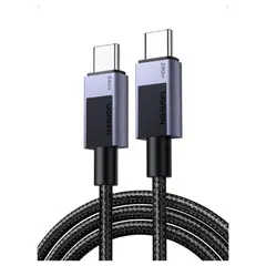 UGREEN - Cable Type C a Type C Trenzado Carga Rapida 240W Transferencia 480 Mbps 2 Metros
