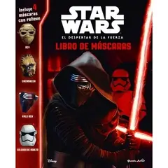 DISNEY CLASICOS - Libro infantil Star Wars El despertar de la fuerza Libro de máscaras