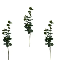 FLORIPA - Pack De 3 Vara De Eucalipto Envejecido BG 397015 FLORIPASTORE