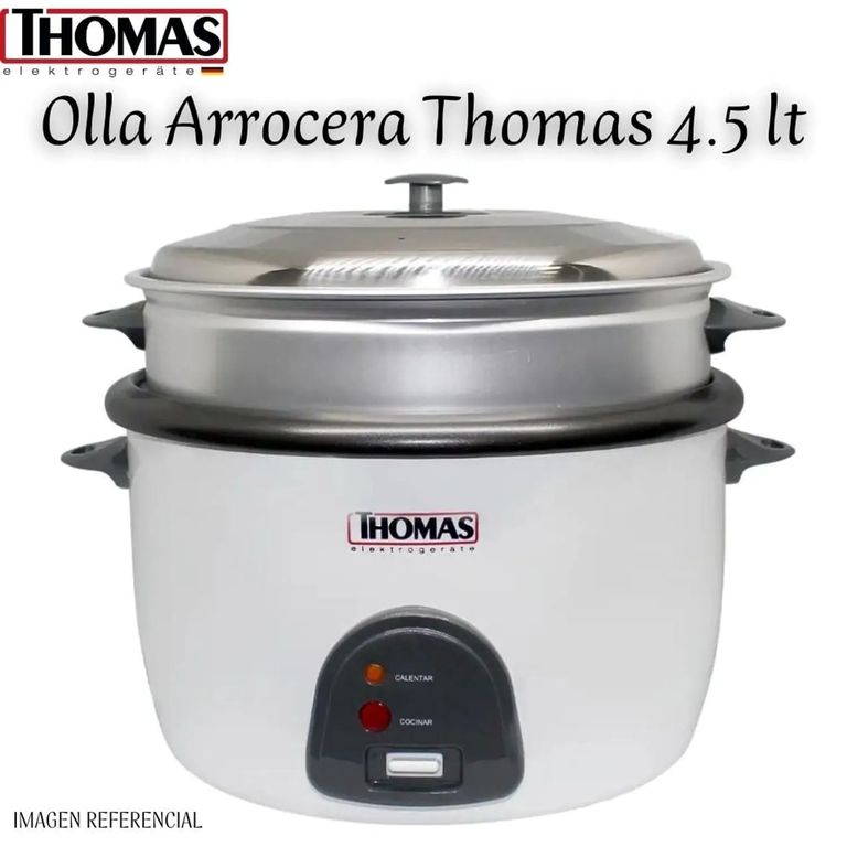 Olla Arrocera 45lt con vaporera TH-45P