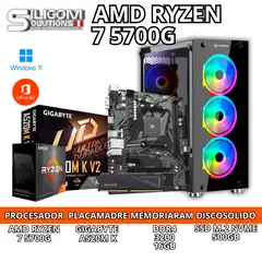 RYZEN - PC GAMER AMD 7 5700G 16GB RAM SSD M.2 500GB
