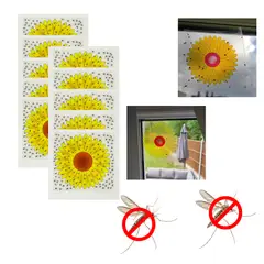 GENERICO - PACK X20 TRAMPAS ADHESIVAS GIRASOL PARA MOSCAS MOSQUITO