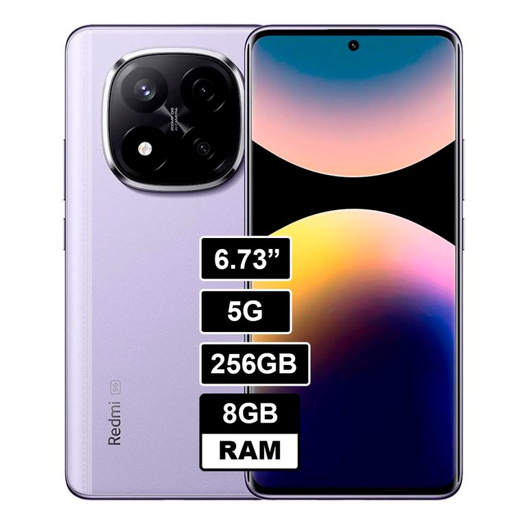 Celular Redmi Note 14 PRO PLUS 5G 256GB - 8GB RAM Color Purpura