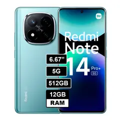 XIAOMI - Celular Redmi Note 14 PRO PLUS 5G - 512GB - 12GB RAM Color Azul