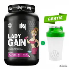INN INNOVATE NUTRITION - Proteína Innovate Nutrition Lady Gain 2 kg Chocolate + Shaker