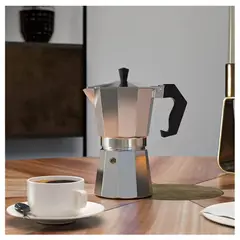 ICHIMATSU - CAFETERA ITALIANA DE ALUMINIO PARA 6 TAZAS
