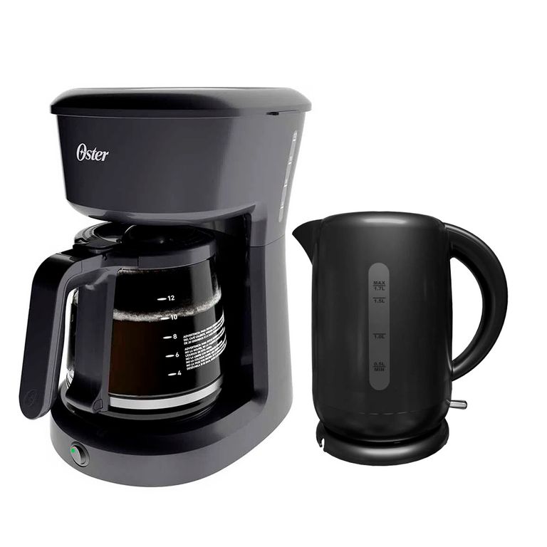 Cafetera 12 tazas con Filtro BVSTDCS12B + Hervidor Electrico