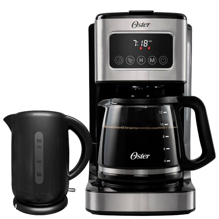 Cafetera 12 Tazas Programable BVSTDC4403 + Hervidor Electrico