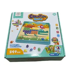 GENERICO - Mosaico de Cocodrilo Colores Didactico