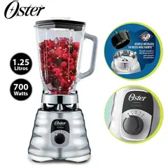 OSTER - Licuadora Clásica de 3 velocidades BLST4655 700Watts - Gris