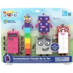 GENERICO - SET NUMBERBLOCKS ANIMADA DEL SEIS AL DIEZ