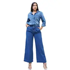 JAROLA - Pantalón Wide Leg Pinzas Martha