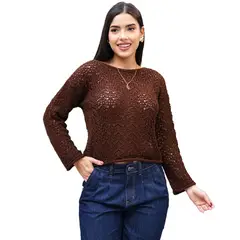 JAROLA - Chompa Cerrada Crop Victoria