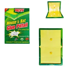 GENERICO - TRAMPA RATON PEGAJOSA ADHESIVA X 5 UNIDADES