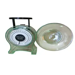 GENERICO - BÁSCULA COCINA PVC COLOR MAX 1 KG VERDE