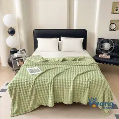 CASATEX - Manta Antialérgica Piel de Oso Queen Green