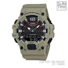 CASIO - RELOJ ANALOGICO HOMBRE HDC-700-3A3VDF BEIGE SPORT 1030561