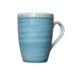 CORONA - Juego de Vajilla Caoba Azul Perla 16 piezas