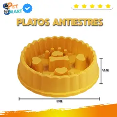GENERICO - Plato Antiestrés Grande para mascotas