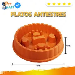 GENERICO - Plato Antiestrés Grande para Mascotas