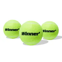 WINNER - PELOTA DE TENIS 3 UNIDADES AMARILLO