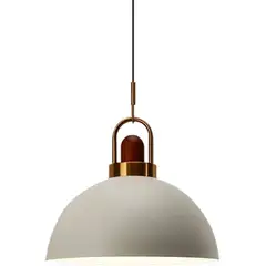 GENERICO - Lámpara Colgante Campana White Led