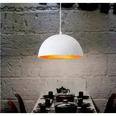 GENERICO - Lámpara Colgante Campana White Led