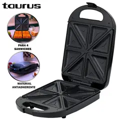 TAURUS - Sandwichera 4 Panes Mega Toast