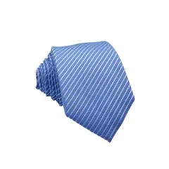 CHRISTIAN ARMAND - CORBATA CELESTE ACERADO ESTILO DE RAYAS