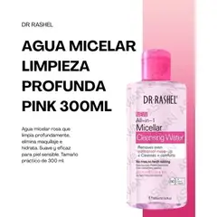 GENERICO - AGUA MICELAR LIMPIEZA PROFUNDA PINK 300ML - DR RASHEL