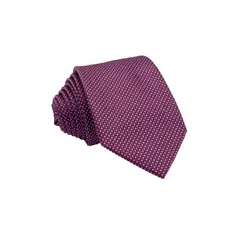 CHRISTIAN ARMAND - CORBATA MORADA ESTAMPADO DE PUNTOS