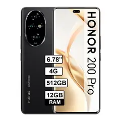 HONOR - Celular 200 Pro 512GB - 12GB RAM Color Negro