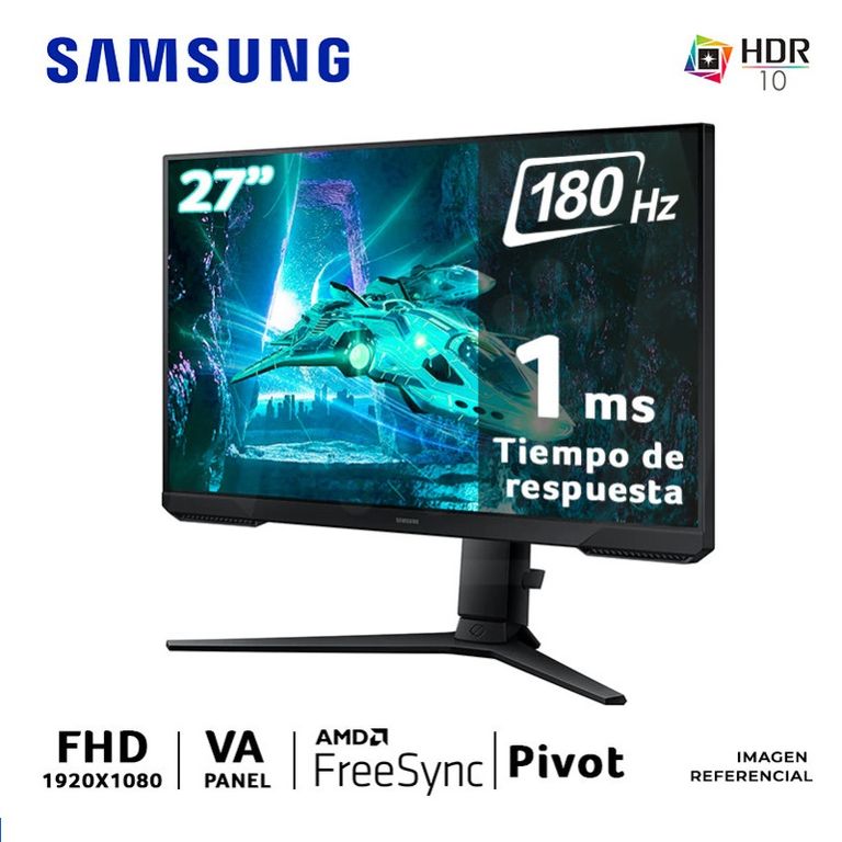MONITOR LS27DG300ELXPE Odyssey G3 27 VA 180Hz 1ms FreeSync