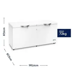 ELECTROLUX - Congelador Frost Horizontal 708 Litros Blanco - EFC70W2HTW