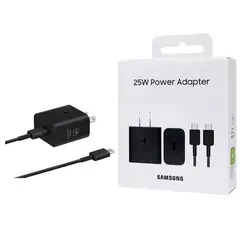 SAMSUNG - Cargador 25W Para Galaxy S25 PLUS - Original