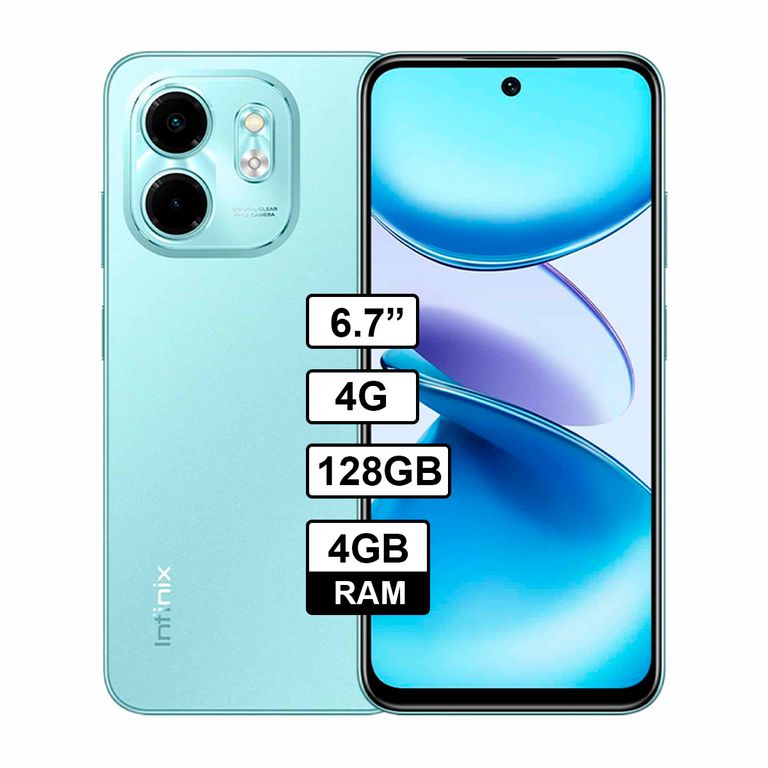 Celular smart 9 4GB - 128GB Color Verde