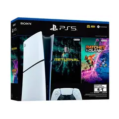 SONY - Consola PlayStation 5 Slim Digital Bundle Returnal + Ratchet and Clank