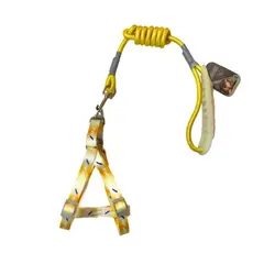 GENERICO - Arnes Regulable Con Correa Spring Talla S - Amarillo