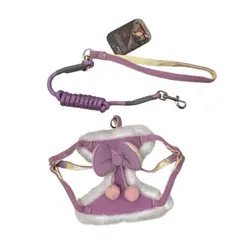 GENERICO - Arnes Regulable Lacitito Con Correa Talla S - Morado